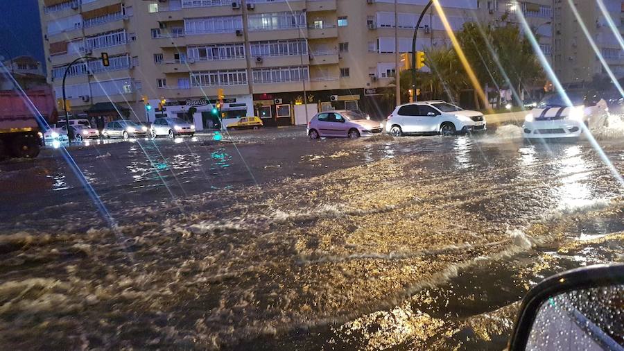 Heavy rain hits Malaga province