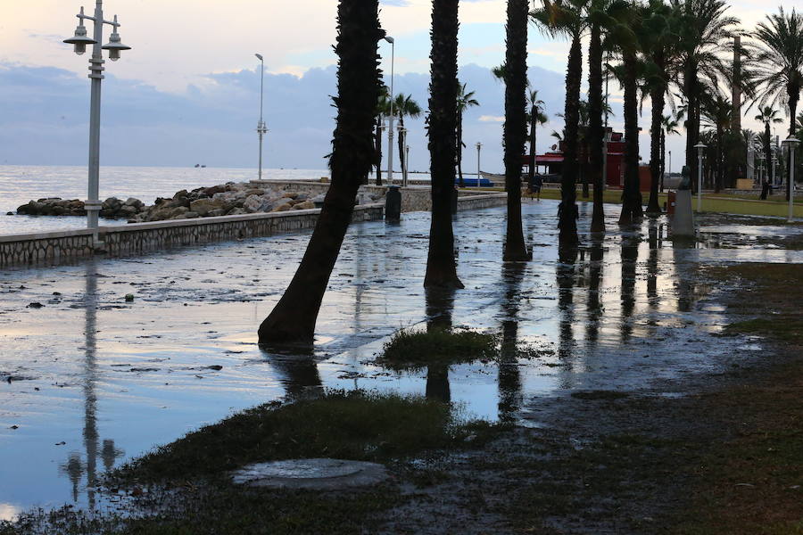 Heavy rain hits Malaga province