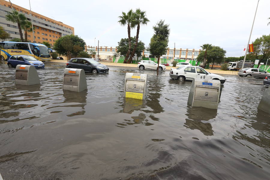 Heavy rain hits Malaga province