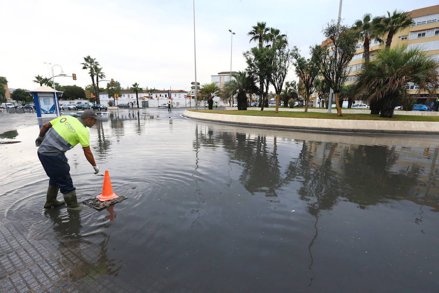 Heavy rain hits Malaga province